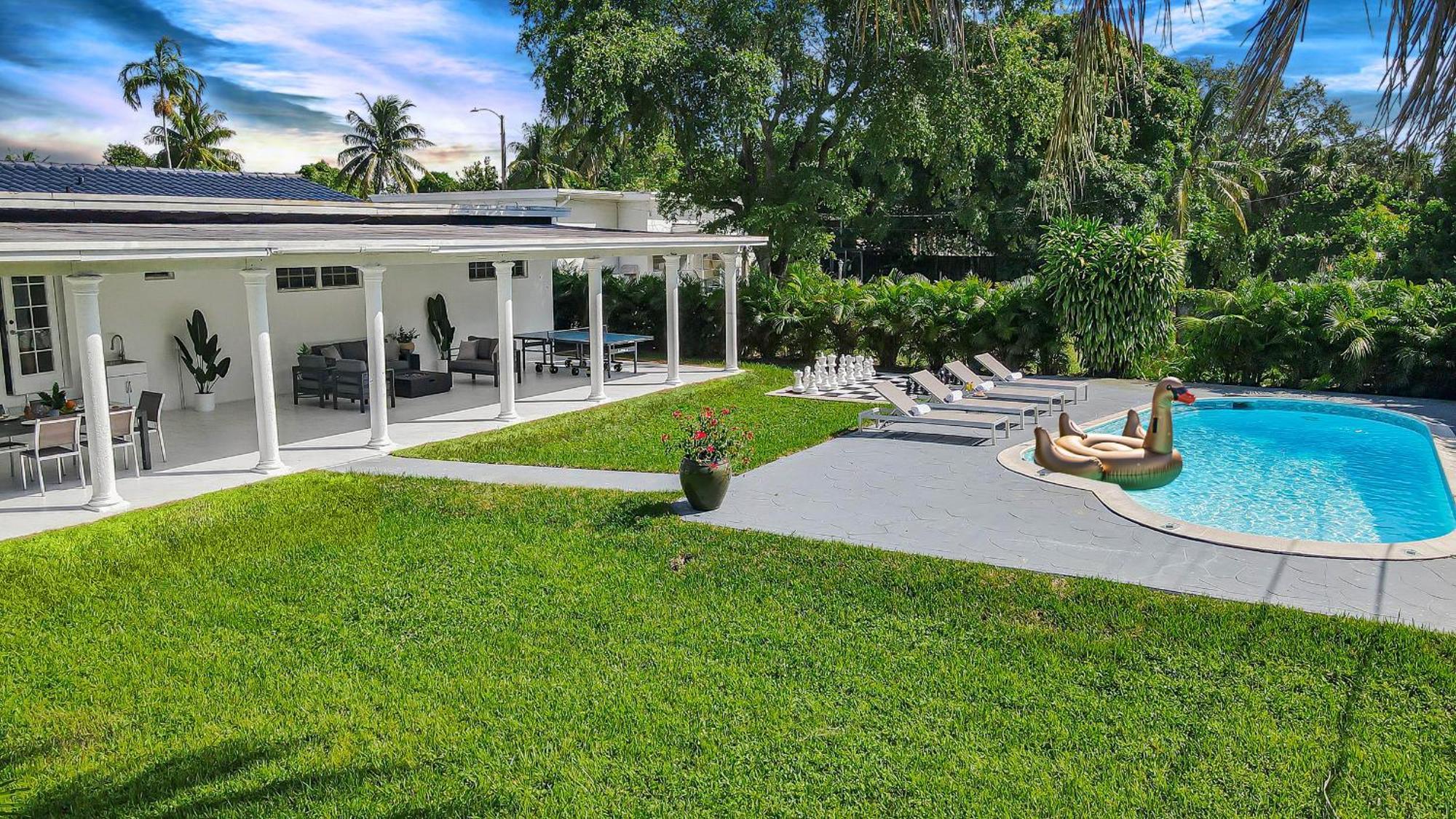 New Tropical Oasis Retreat In Miami Villa Eksteriør bilde